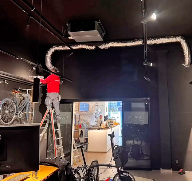 Bild zu Klimatechnik, Klimatisierung im Einzelhandel für Ladenfläche in Frankfurt